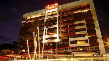 Front of property – evening/night