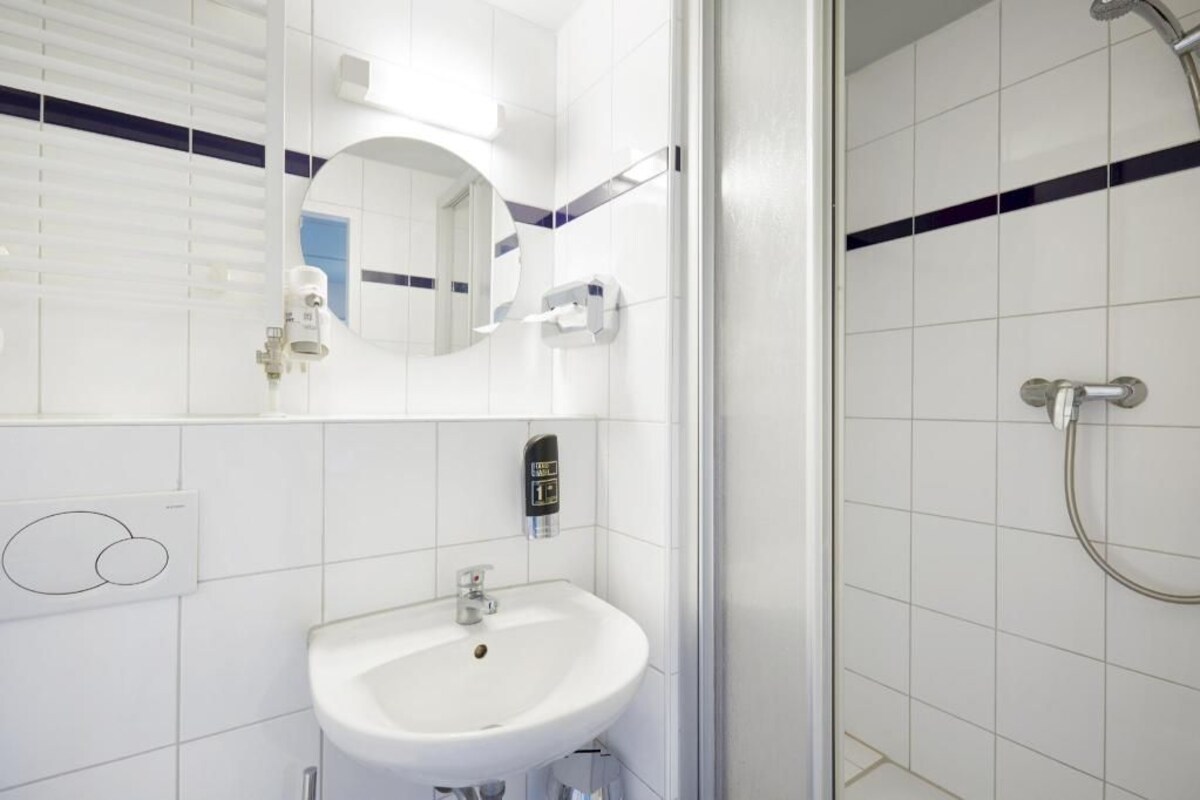 Bathroom | Shower, eco-friendly toiletries, hair dryer, soap