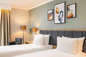Classic Room, 2 Twin Beds | In-room safe, desk, laptop workspace, blackout drapes