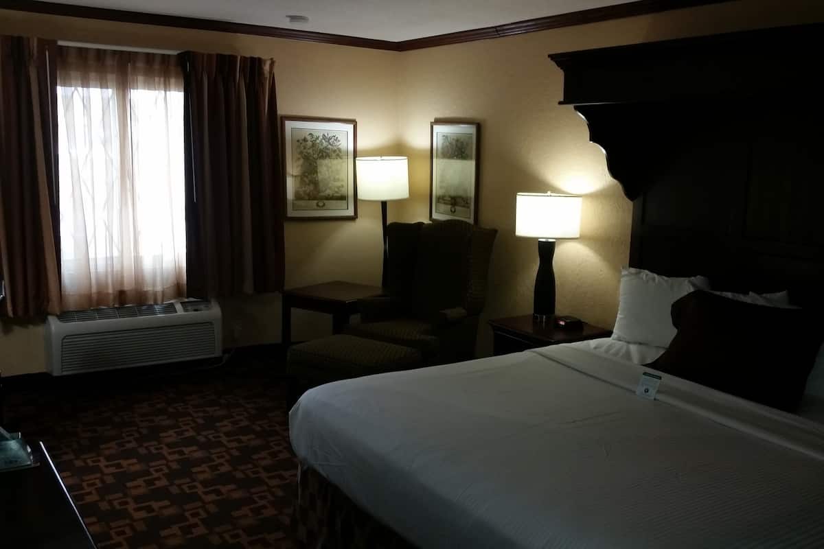 Desk, blackout drapes, free cribs/infant beds, free WiFi