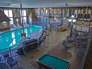 Indoor pool, outdoor pool