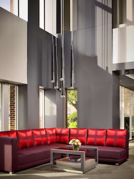 Hotel entrance and lobby at The Royal Sonesta Boston