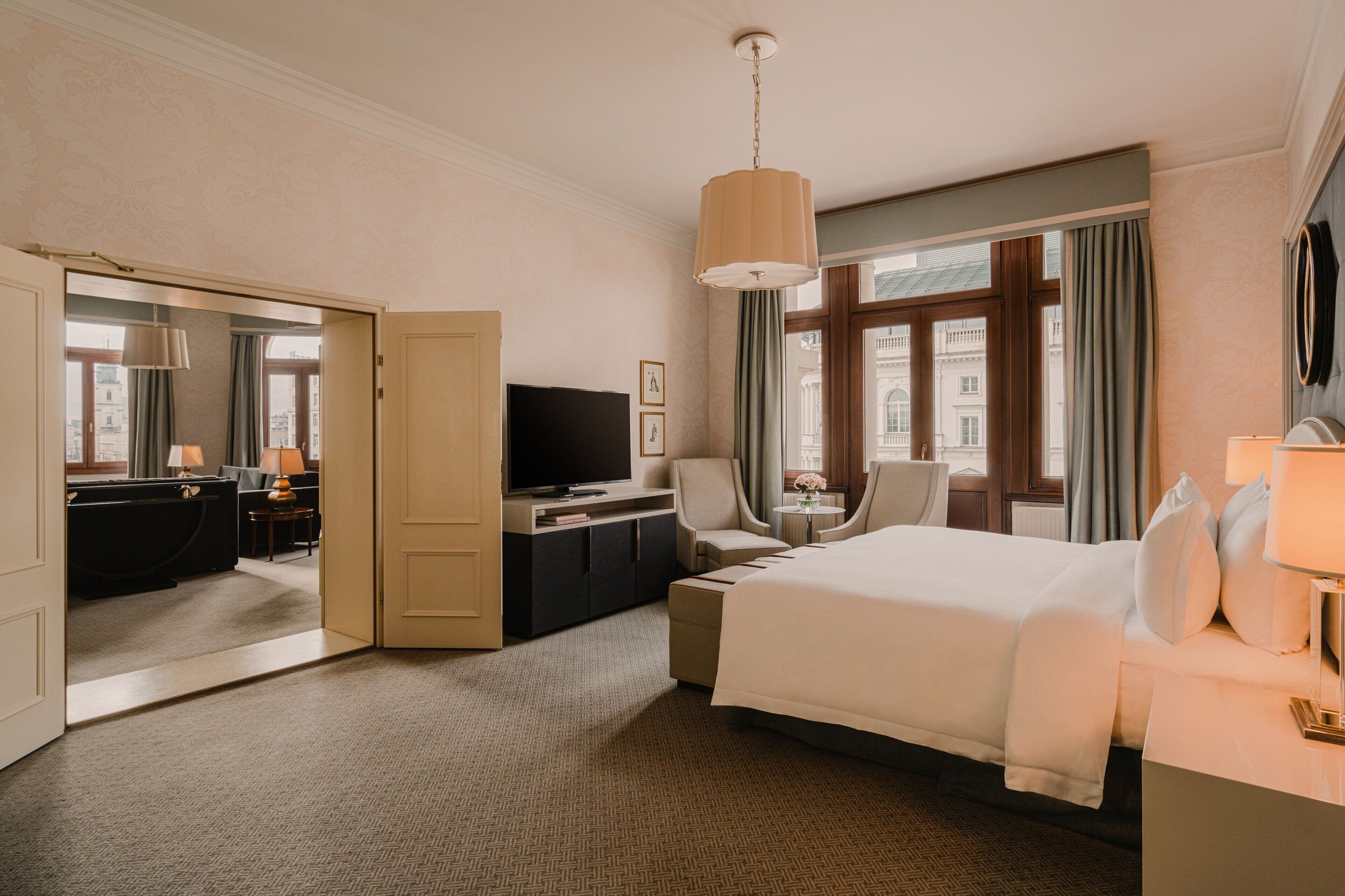 Suite, 2 habitaciones, vista a la ciudad (Glorietta) | Sábanas italianas Frette, ropa de cama de alta calidad y minibar 