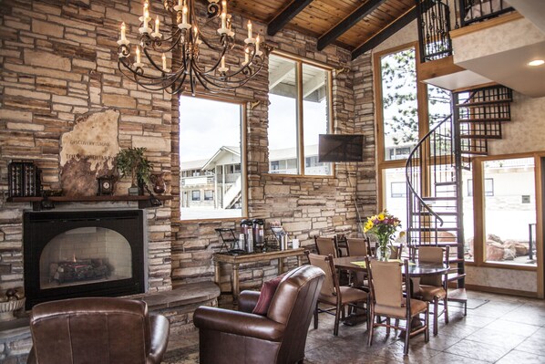 Lobby sitting area