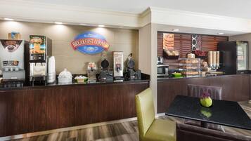 Free daily on-the-go breakfast