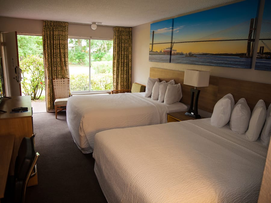 Kamer, 2 queensize bedden, niet-roken | Kameruitzicht