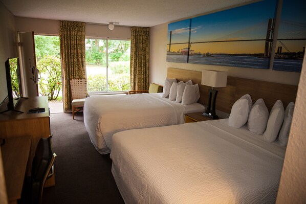 Room, 2 Queen Beds, Non Smoking | View from room - Days Inn by Wyndham Cocoa Cruiseport West At I-95/524 (Cocoa)