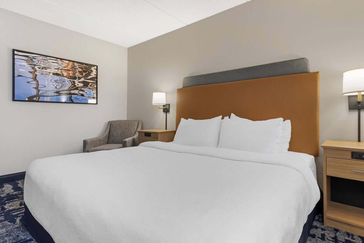 Standard Room, 1 King Bed, Accessible, Refrigerator & Microwave