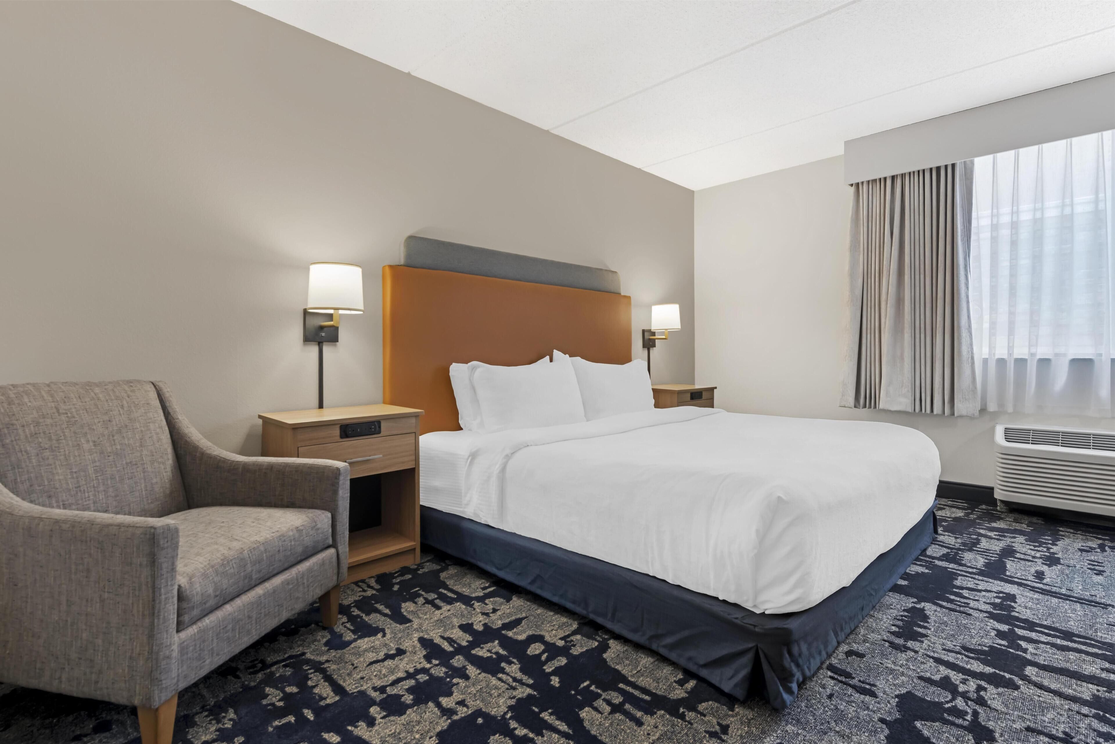 Standard Room, 1 King Bed, Accessible, Refrigerator & Microwave