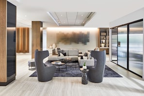 Sala de estar en el lobby