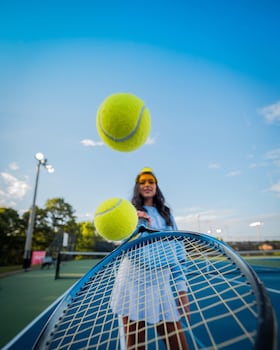 Tennis court at Renaissance Esmeralda Resort & Spa, Indian Wells
