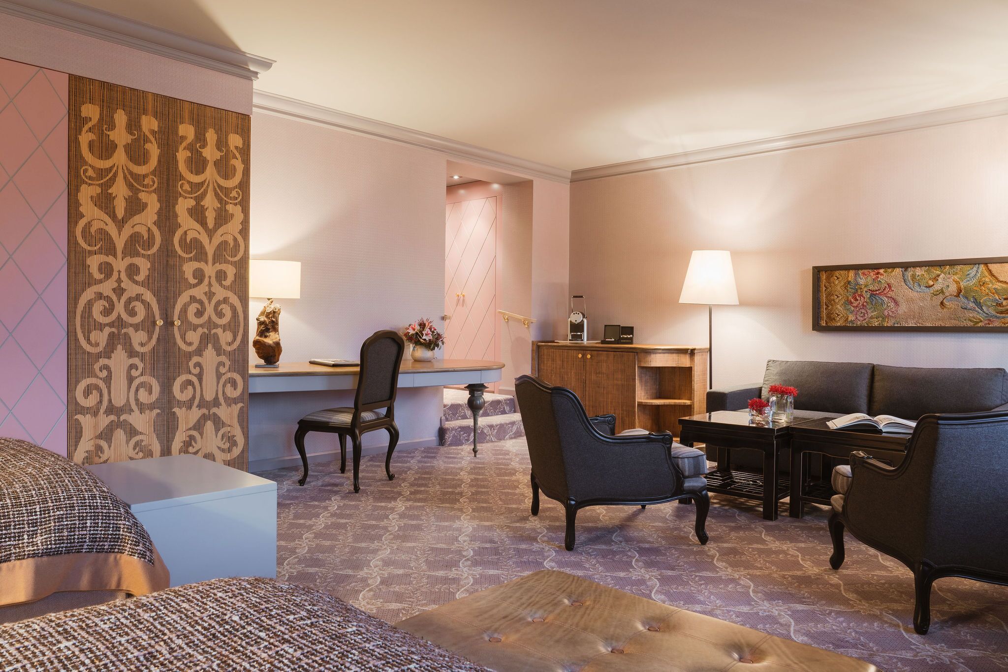 junior suite, multiple beds, lake view (55 m²) | premium bedding, free minibar, in-room safe, individually decorated