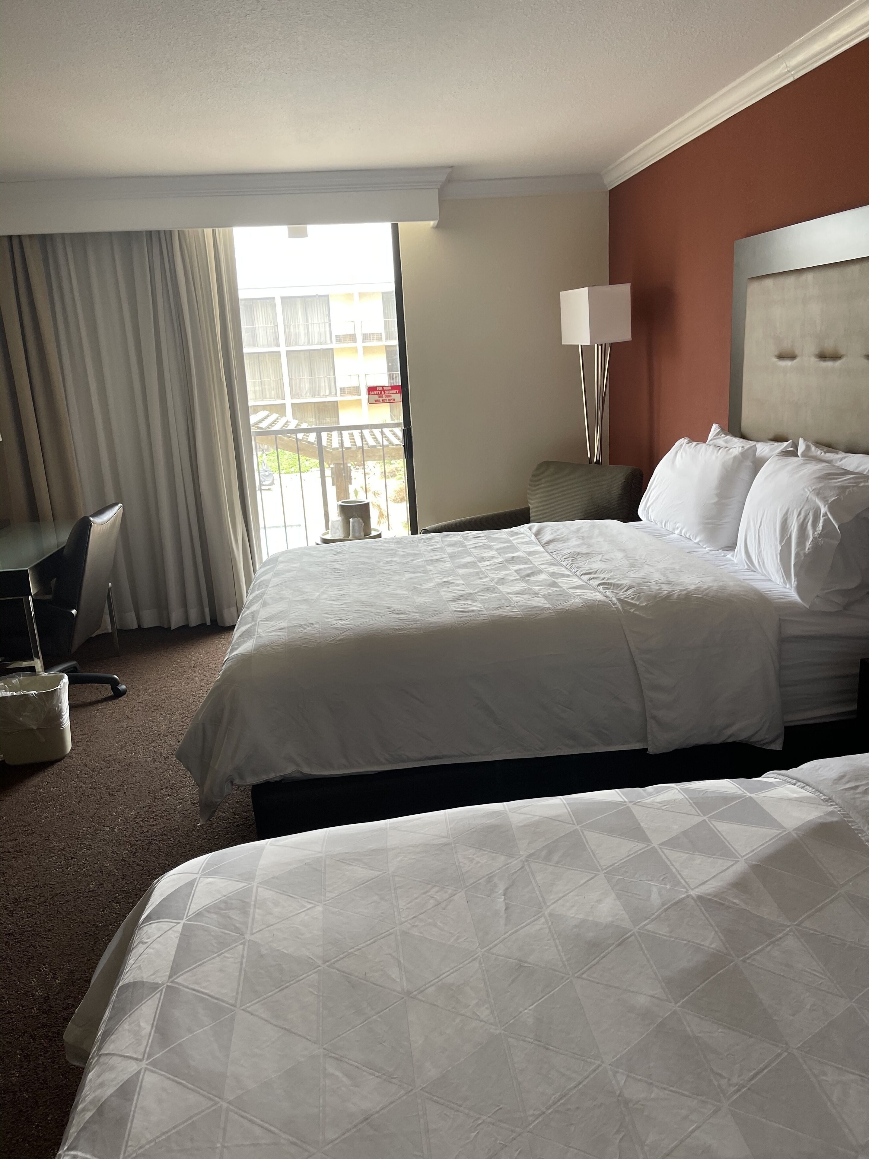 standard room, 2 queen beds, courtyard view | 1 bedroom, hypo-allergenic bedding, in-room safe, desk