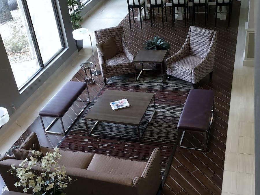 Lobby sitting area