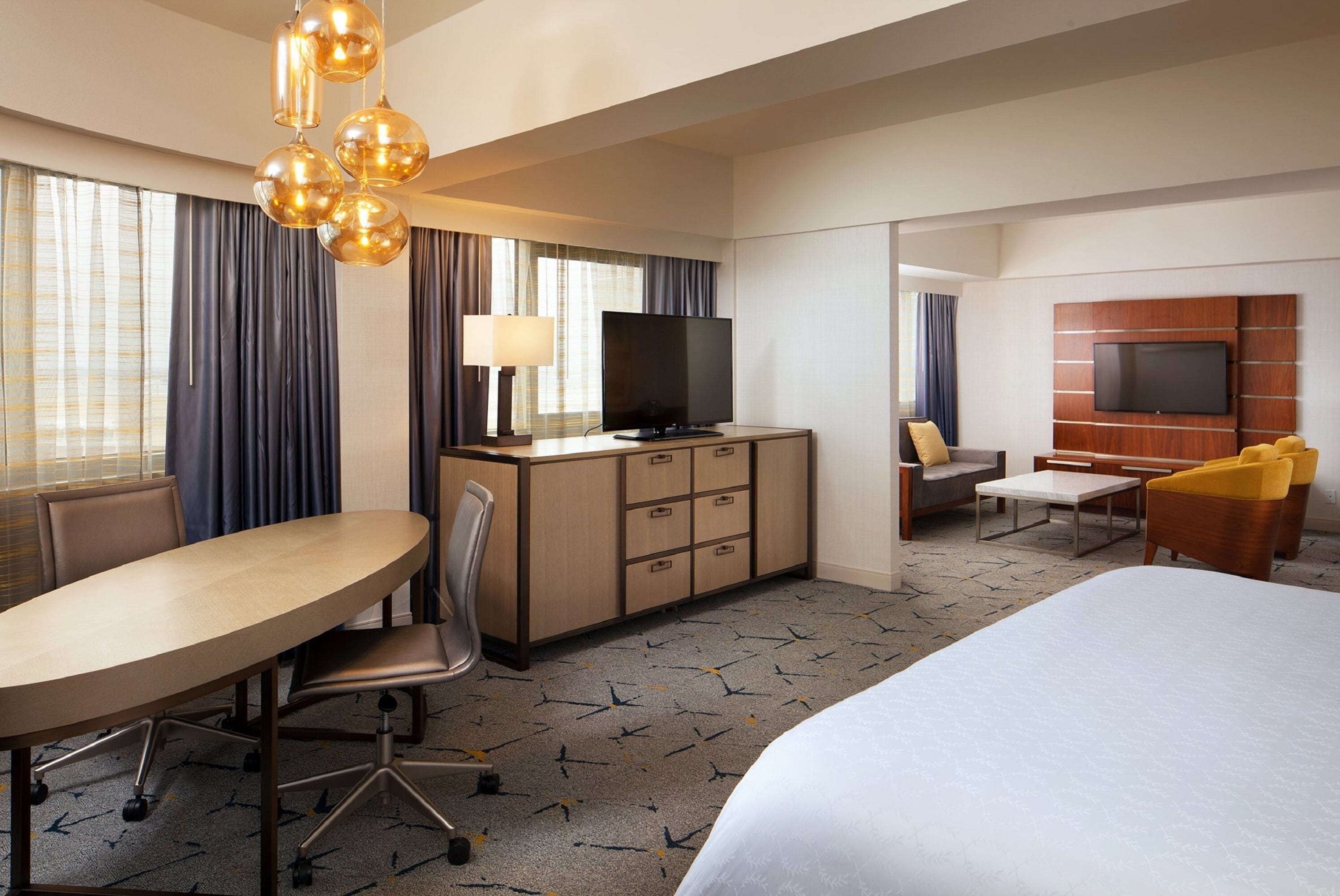 suite | pillow-top beds, in-room safe, desk, blackout curtains