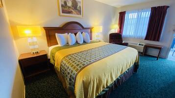 Desk, iron/ironing board, free WiFi, bed sheets