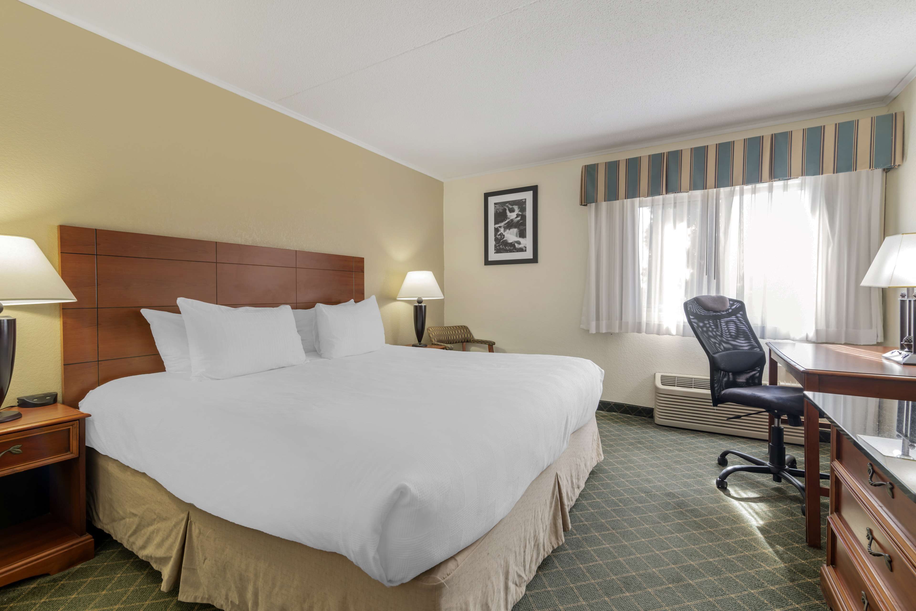 Standard Room, 1 King Bed, Accessible, Non Smoking (Walk-in Shower) | In-room safe, blackout drapes, iron/ironing board