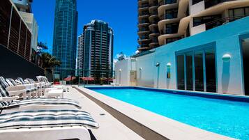 Indoor pool, outdoor pool