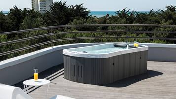 Familie suite | Uitzicht vanaf balkon