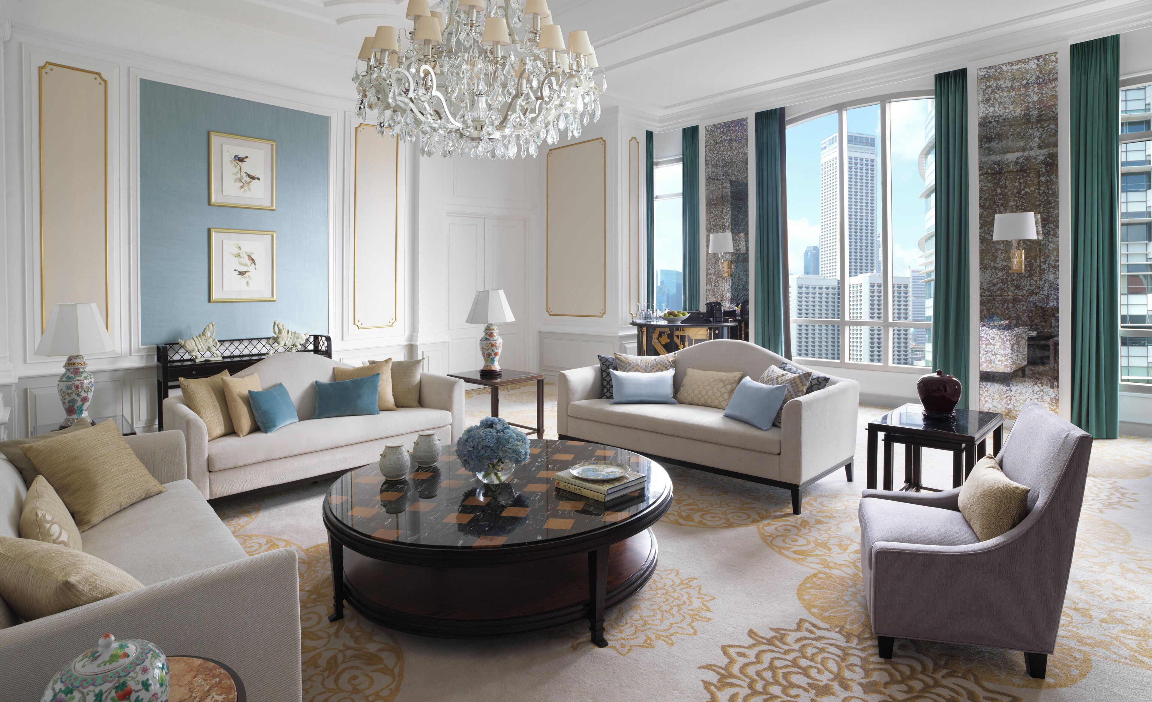 Presidential Suite, 1 Bedroom | Living area | 48-inch plasma TV with satellite channels, Smart TV, pay films