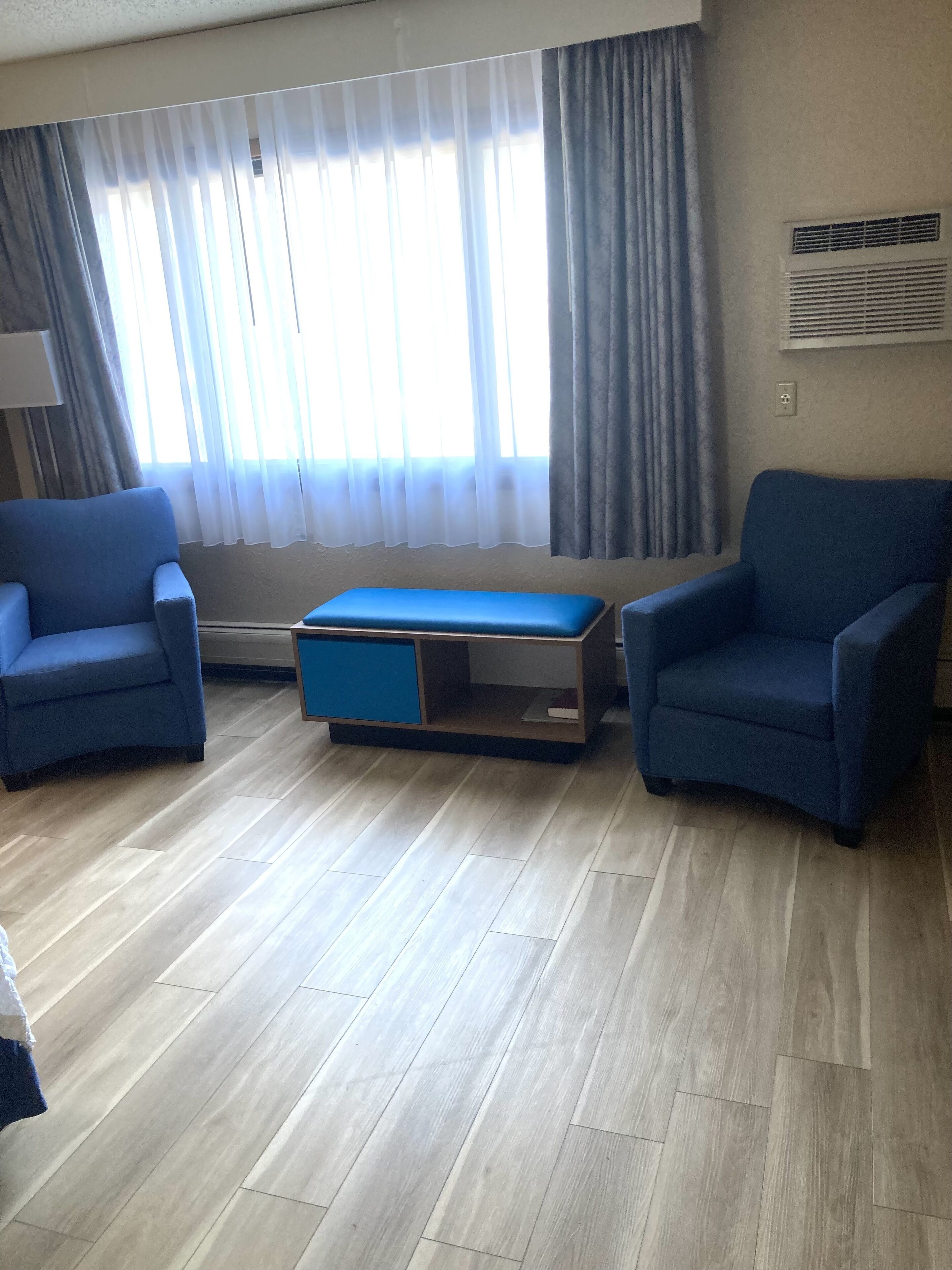 suite, 1 king bed with sofa bed, non smoking | living area | tv