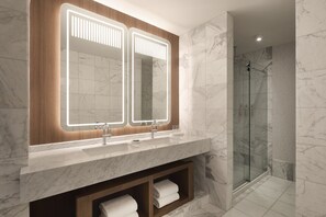 Combined shower/tub, free toiletries, hair dryer, towels - Hotel Cleveland, Autograph Collection (Cleveland)