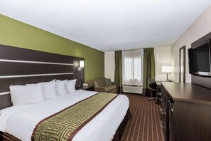 1 bedroom, desk, laptop workspace, blackout drapes