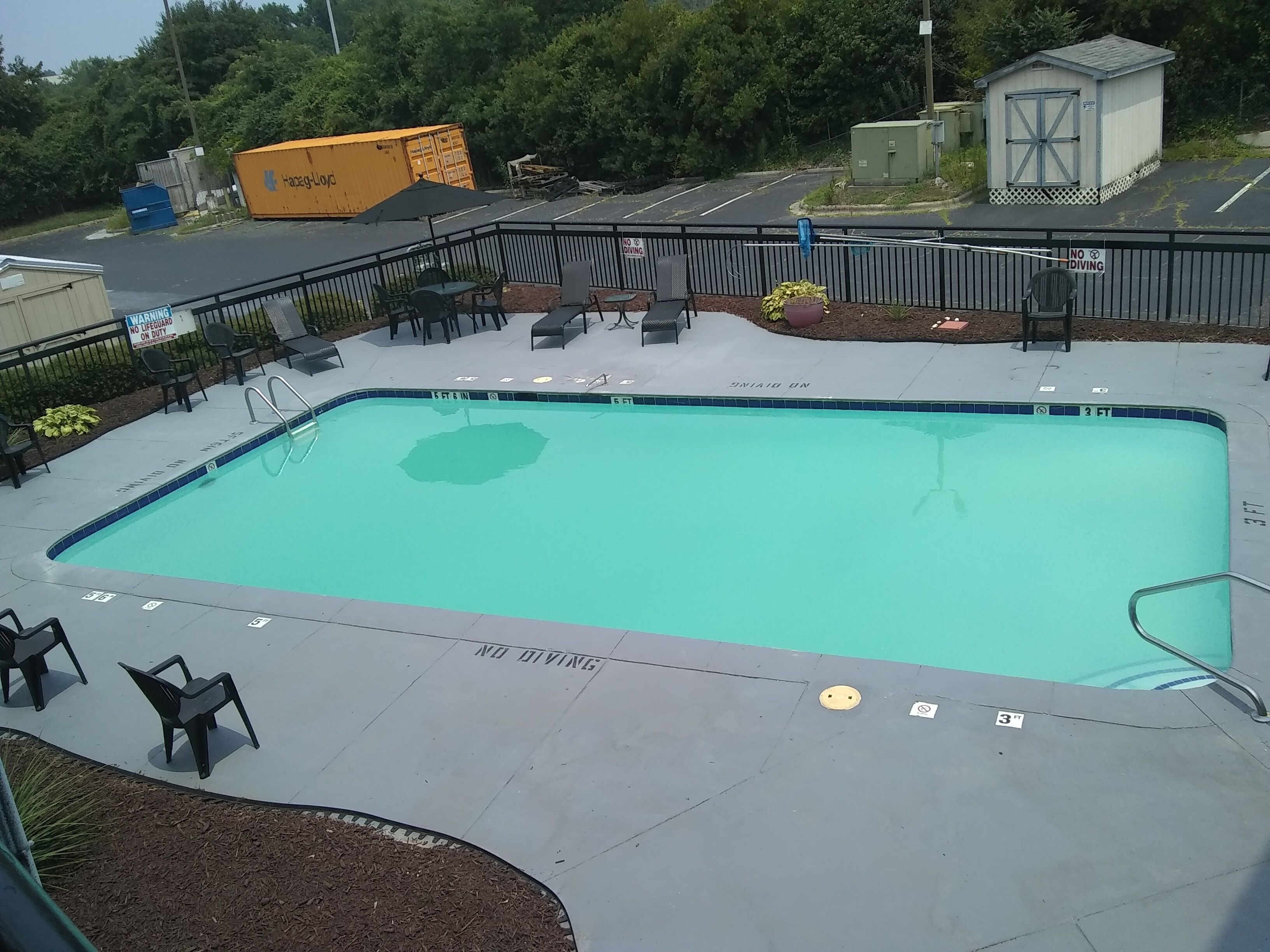 Seasonal outdoor pool