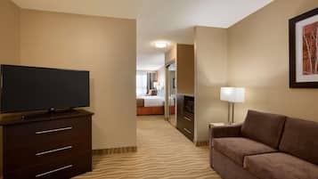 Suite Studio, 1 trĂšs grand lit, non-fumeurs | Surmatelas, bureau, espace de travail pour ordinateur portable