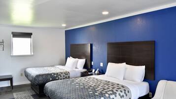 Premium bedding, individually decorated, individually furnished, desk