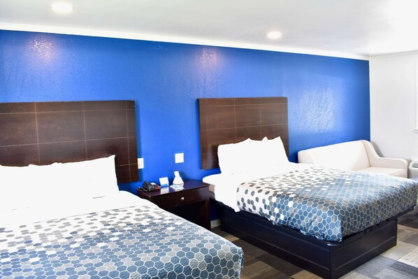 Premium bedding, individually decorated, individually furnished, desk