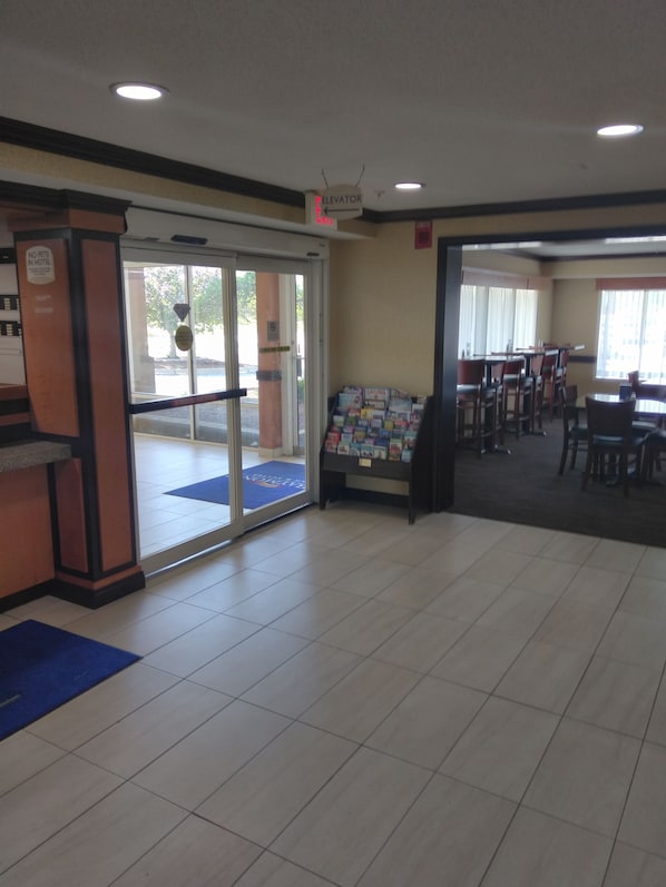 Interior entrance