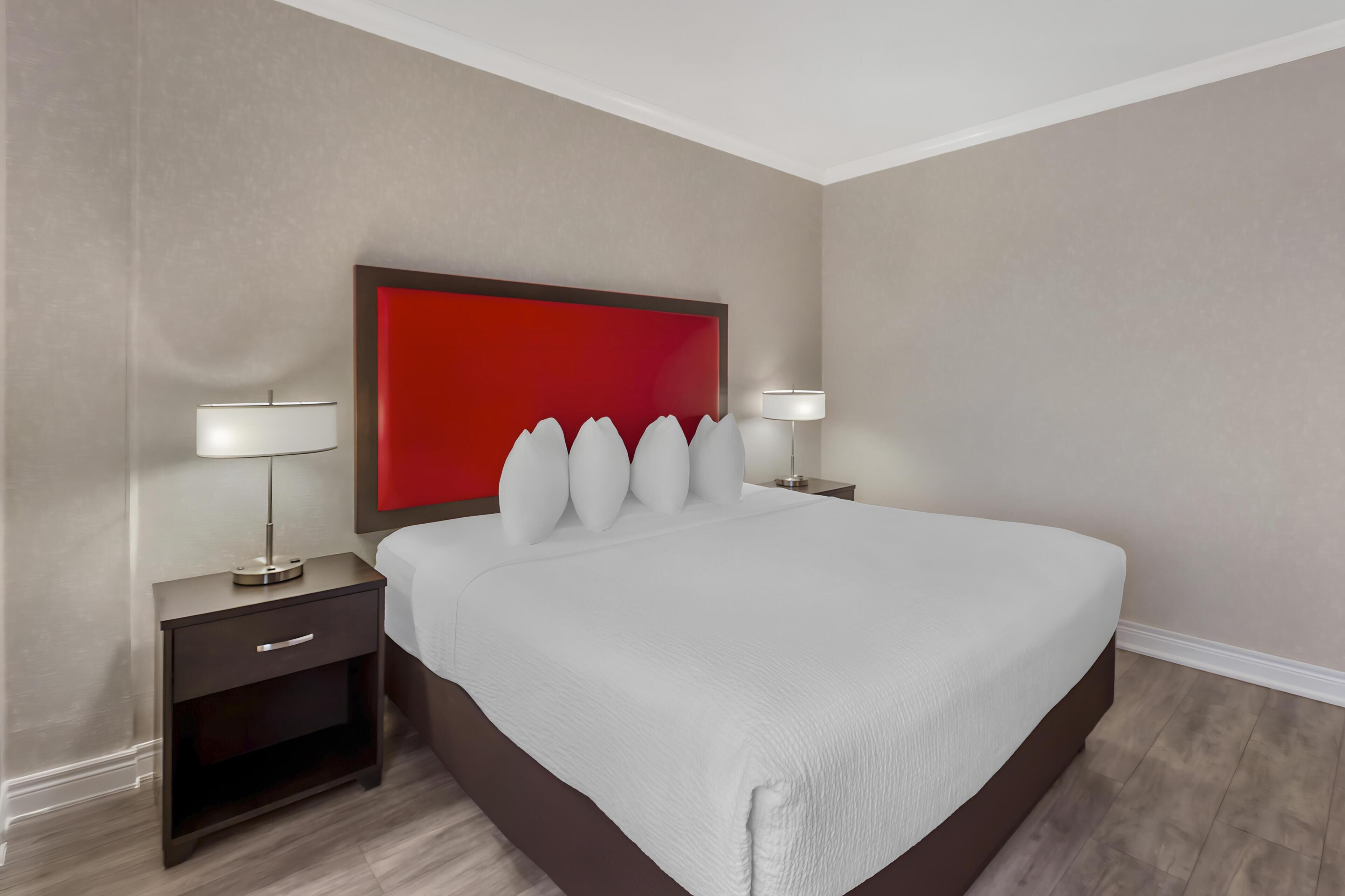 1 habitación, colchones con pillow-top y escritorio 