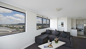 Superior Apartment, 2 Bedrooms, River View | View from room