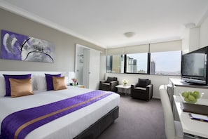 Quarto superior, vista para o rio | 1 quarto, frigobar, cofres nos quartos, escrivaninha