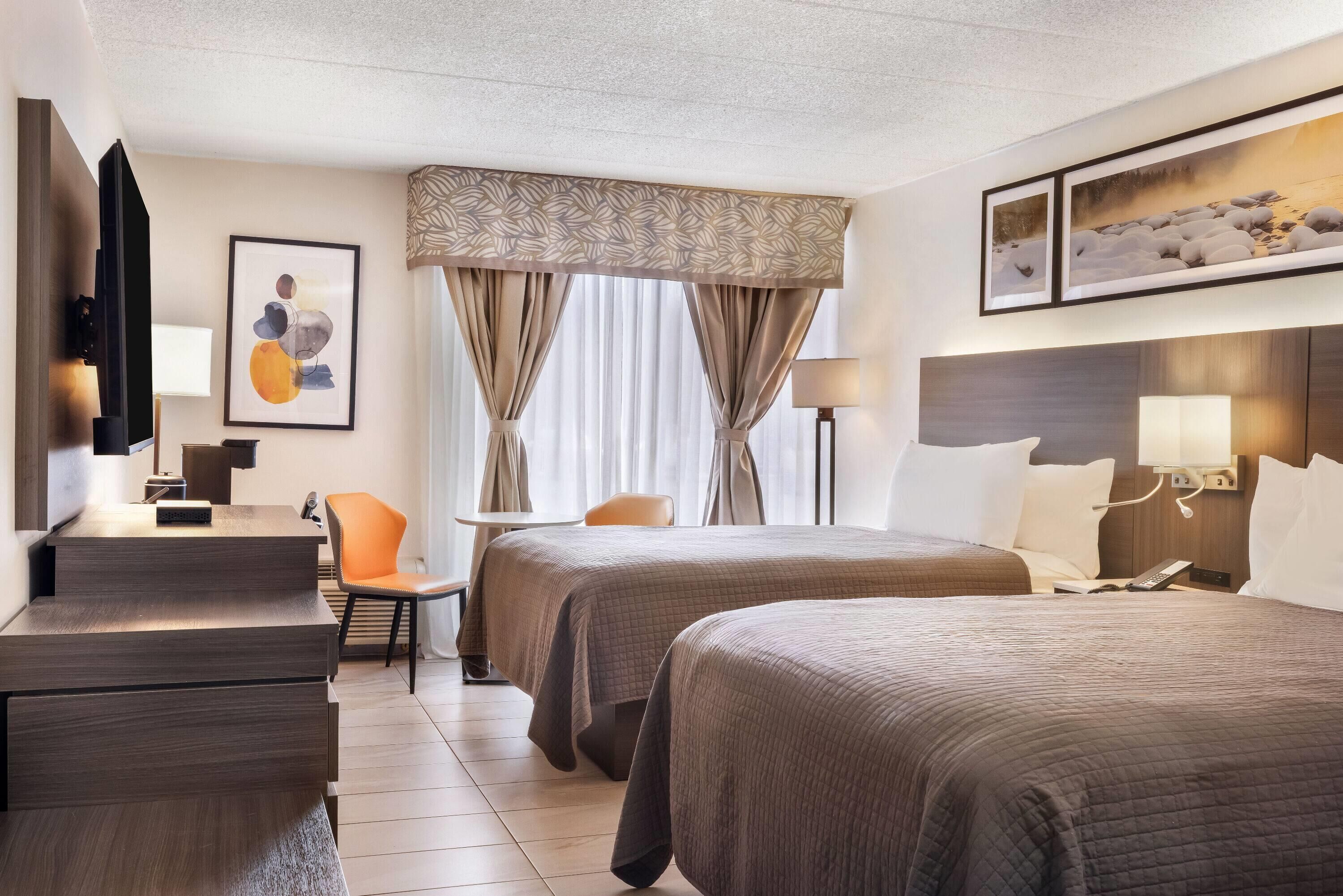Room, 2 Double Beds, Non Smoking (Pet-friendly) | Premium bedding, down comforters, pillowtop beds, in-room safe