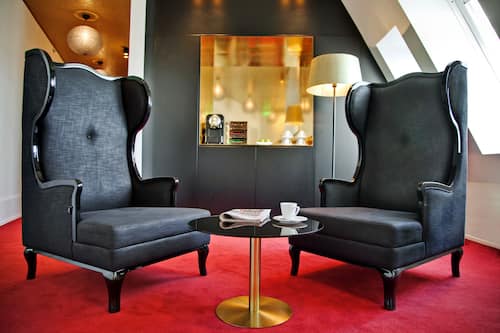 Sala de estar en el lobby