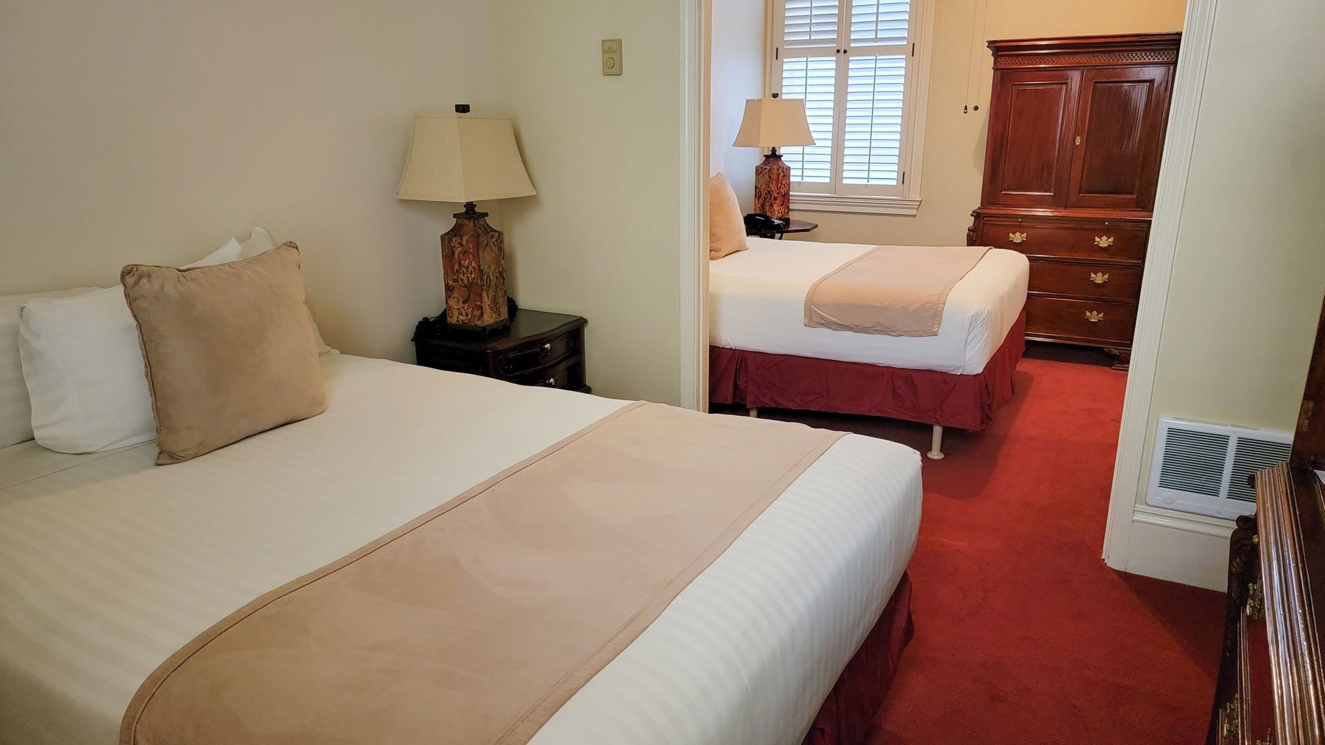 Premium bedding, pillow-top beds, rollaway beds, free WiFi