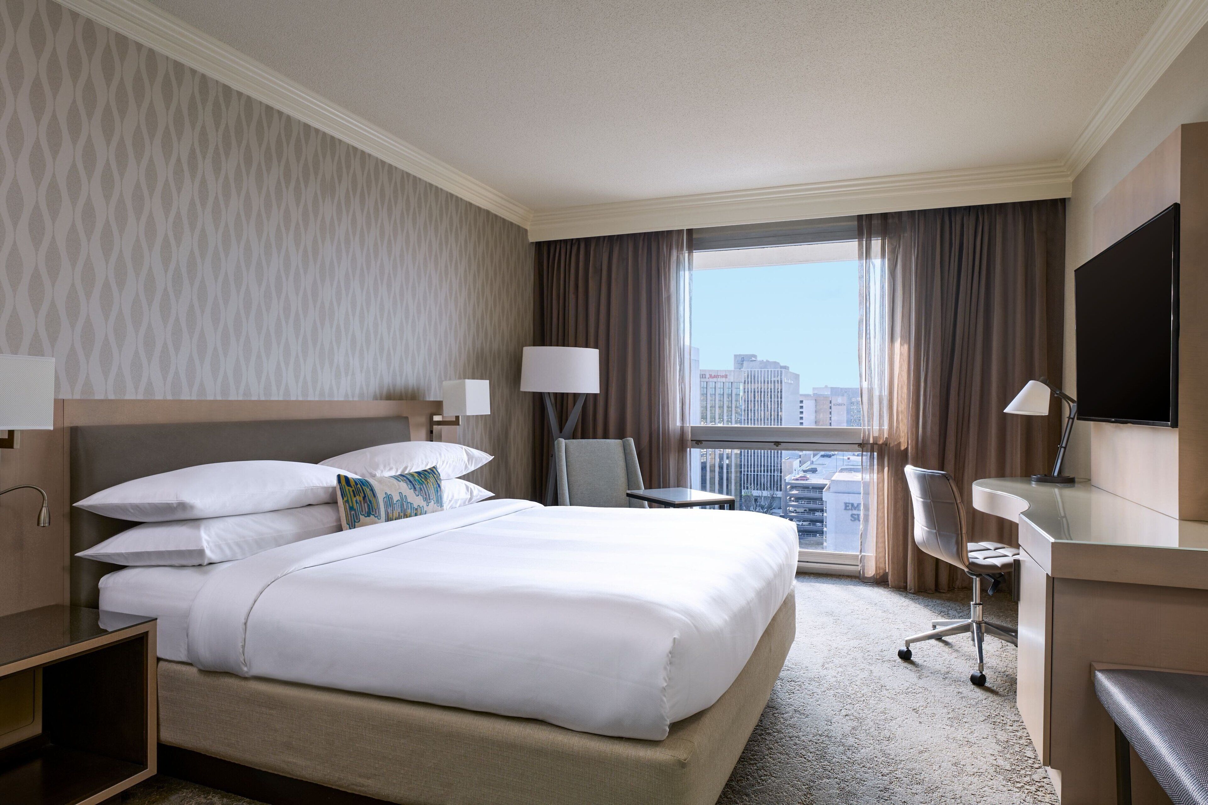 suite, 1 bedroom | pillow-top beds, in-room safe, desk, blackout curtains