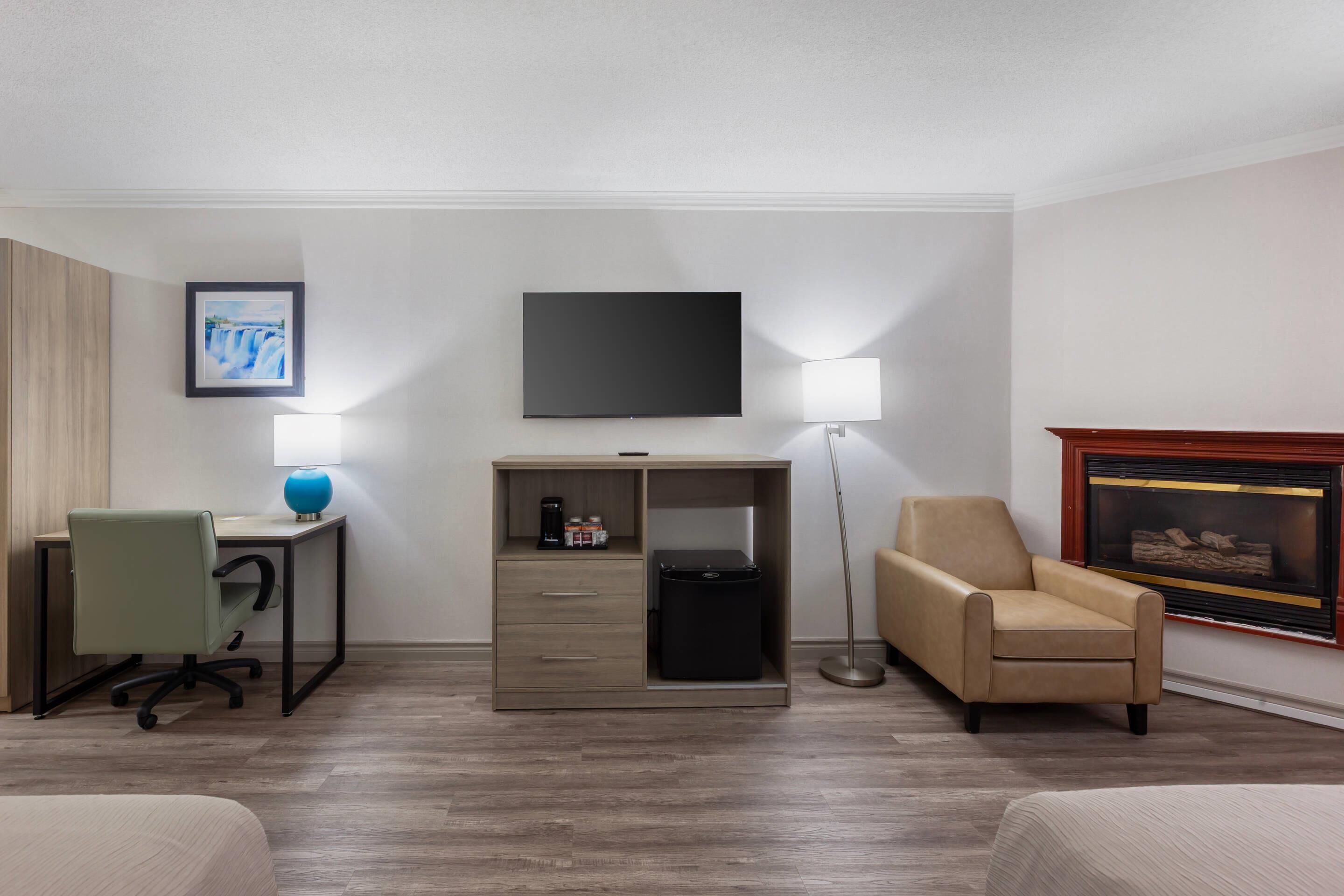 Room, Multiple Beds, Non Smoking | Premium bedding, desk, iron/ironing board, free cribs/infant beds