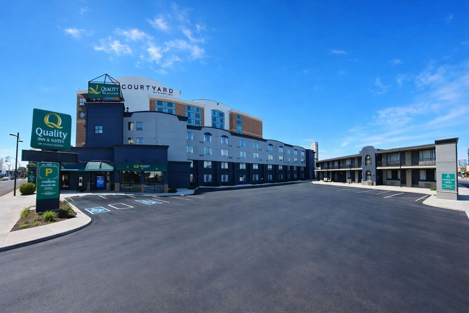 Fassade der Unterkunft