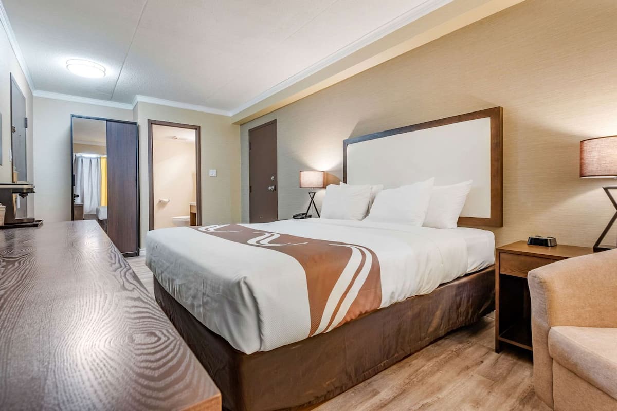 Roupas de cama premium, escrivaninha, ferros/tábuas de passar roupa