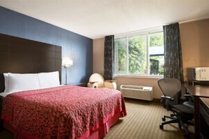 Caja fuerte, escritorio, espacio para trabajar con un portátil