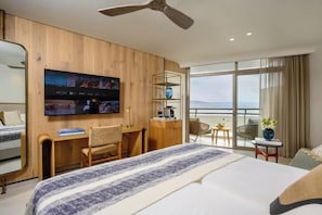 Deluxe Room, Sea View | Select Comfort beds, minibar, in-room safe, desk - Leonardo Plaza Hotel Tiberias (Tiberias)