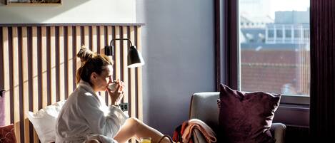 Superior Room | Hypo-allergenic bedding, desk, laptop workspace, blackout drapes