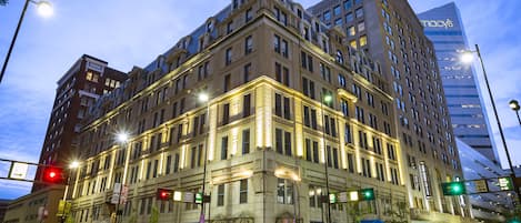 Front of property – evening/night