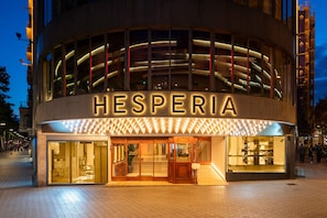 Front of property – evening/night