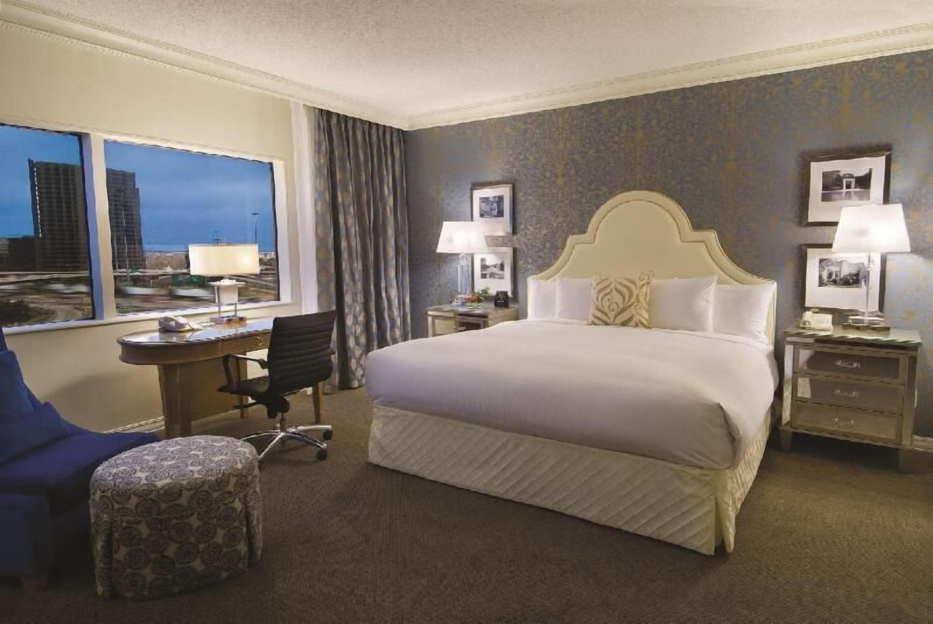 Premium bedding, pillowtop beds, in-room safe, desk