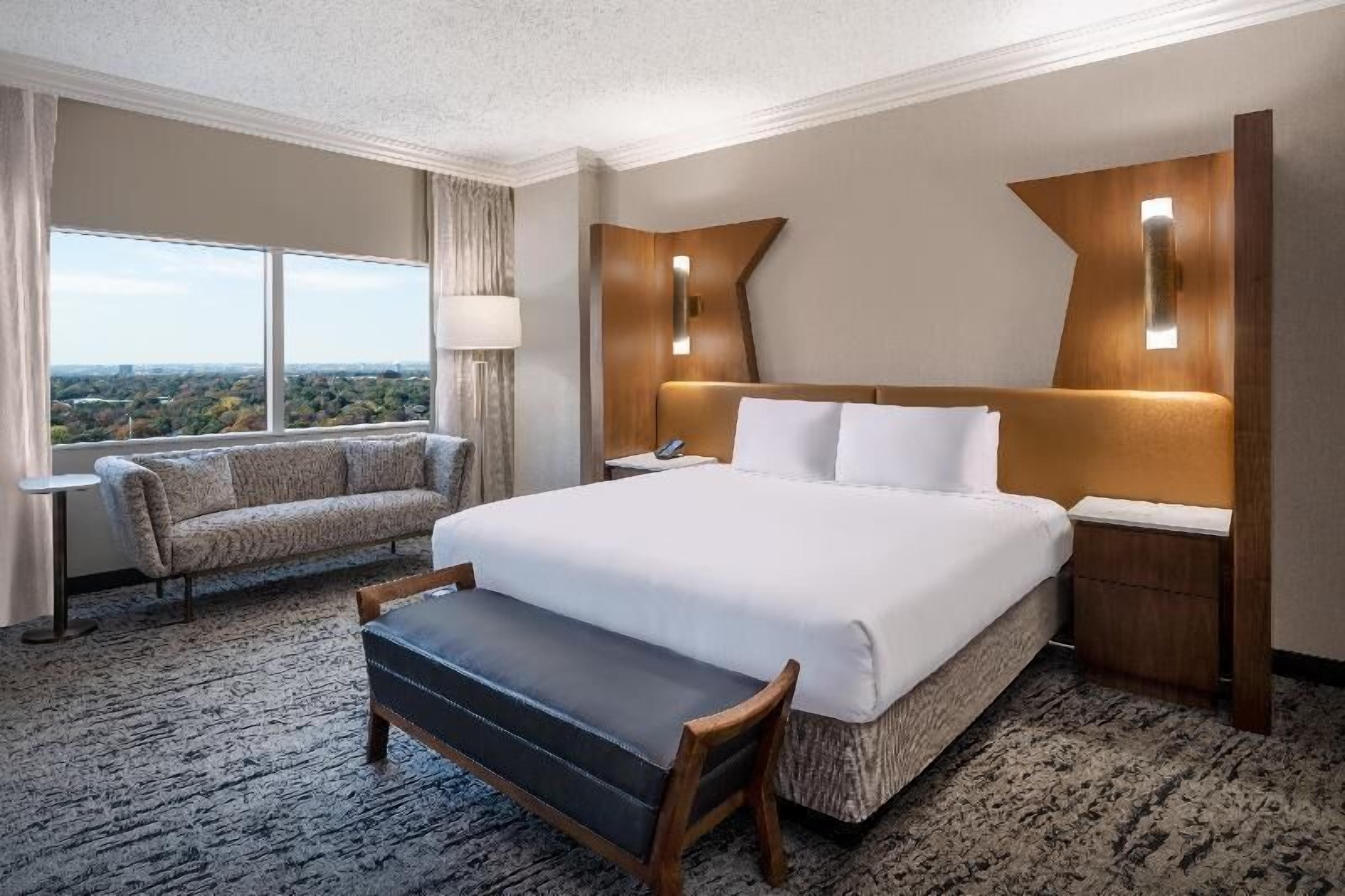 Premium bedding, pillowtop beds, in-room safe, desk