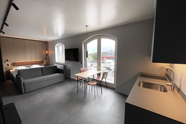 Comfort Apartment | Desk, iron/ironing board (on request), cribs (surcharge)